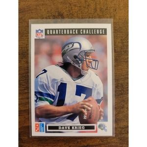 1991 Upper Deck Domino's Quarterback Challenge #27 Dave Krieg - NFL - Fresh Pull